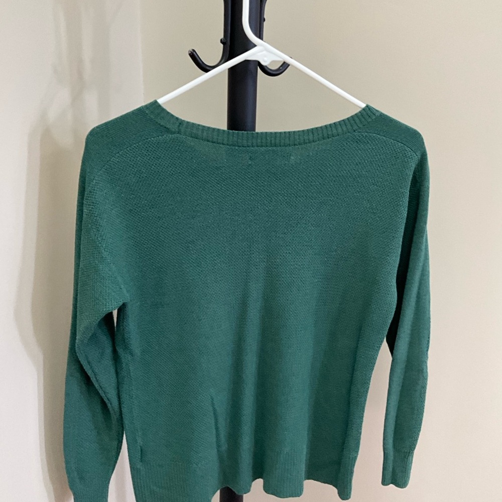 American Eagle Outfitters Forest Green Crew Neck Sweater - Picture 3 of 4
